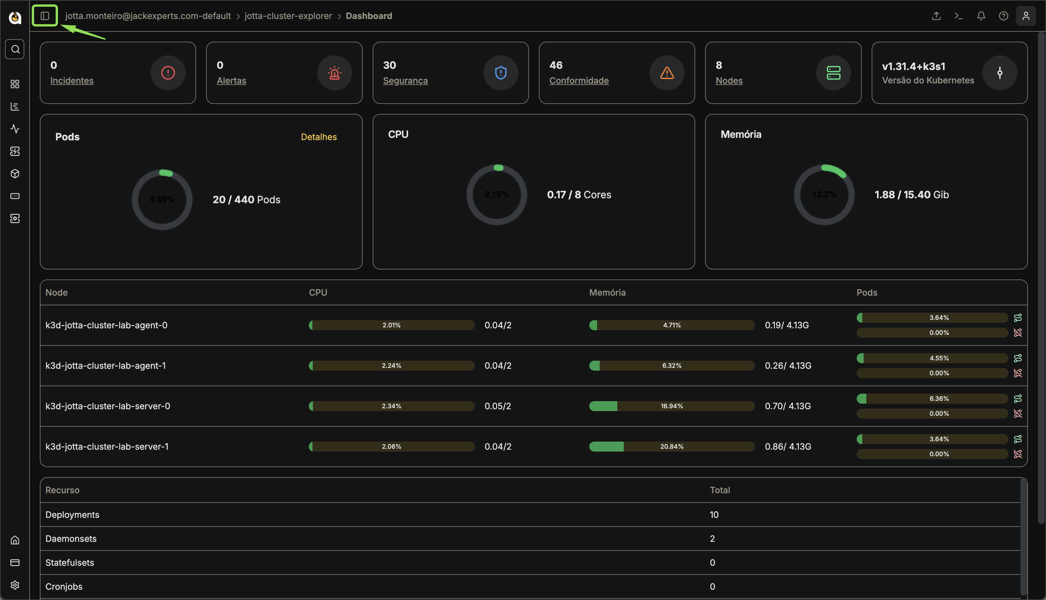 Criação da Configuração do Proxy
