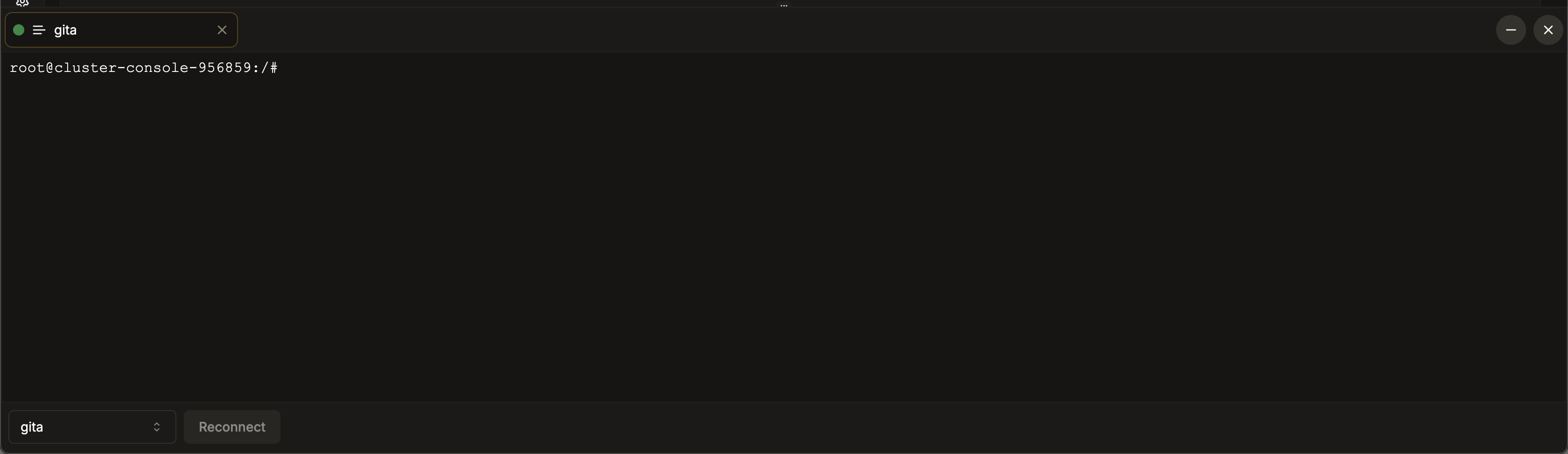 Console Open